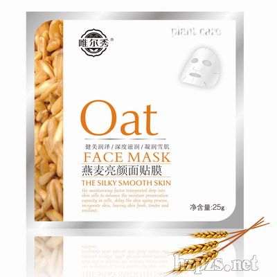 唯尔秀燕麦亮颜面膜